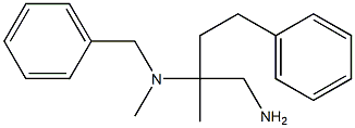 (1-amino-2-methyl-4-phenylbutan-2-yl)(benzyl)methylamine Struktur