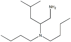 (1-amino-4-methylpentan-2-yl)dibutylamine Struktur