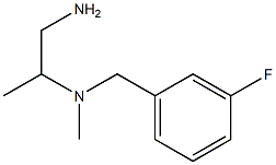 (1-aminopropan-2-yl)[(3-fluorophenyl)methyl]methylamine Struktur