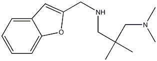 (1-benzofuran-2-ylmethyl)({2-[(dimethylamino)methyl]-2-methylpropyl})amine Struktur