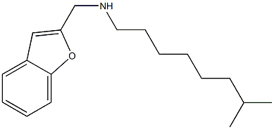 (1-benzofuran-2-ylmethyl)(7-methyloctyl)amine Struktur