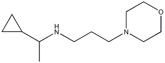 (1-cyclopropylethyl)[3-(morpholin-4-yl)propyl]amine Struktur