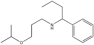 (1-phenylbutyl)[3-(propan-2-yloxy)propyl]amine Struktur