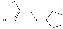 (1Z)-2-(cyclopentyloxy)-N'-hydroxyethanimidamide Struktur