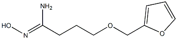 (1Z)-4-(2-furylmethoxy)-N'-hydroxybutanimidamide Struktur