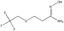 (1Z)-N'-hydroxy-3-(2,2,2-trifluoroethoxy)propanimidamide Struktur