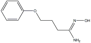 (1Z)-N'-hydroxy-4-phenoxybutanimidamide Struktur