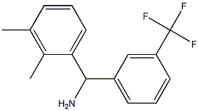 (2,3-dimethylphenyl)[3-(trifluoromethyl)phenyl]methanamine Struktur