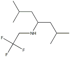 (2,6-dimethylheptan-4-yl)(2,2,2-trifluoroethyl)amine Struktur