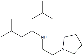 (2,6-dimethylheptan-4-yl)[2-(pyrrolidin-1-yl)ethyl]amine Struktur