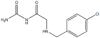 (2-{[(4-chlorophenyl)methyl]amino}acetyl)urea Struktur