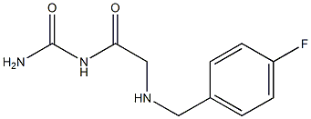 (2-{[(4-fluorophenyl)methyl]amino}acetyl)urea Struktur