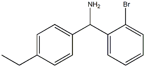 (2-bromophenyl)(4-ethylphenyl)methanamine Struktur