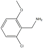 (2-chloro-6-methoxyphenyl)methanamine Struktur