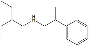 (2-ethylbutyl)(2-phenylpropyl)amine Struktur