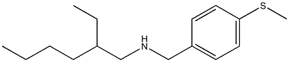 (2-ethylhexyl)({[4-(methylsulfanyl)phenyl]methyl})amine Struktur