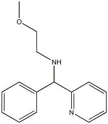 (2-methoxyethyl)[phenyl(pyridin-2-yl)methyl]amine Struktur