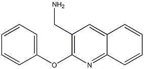 (2-phenoxyquinolin-3-yl)methanamine Struktur