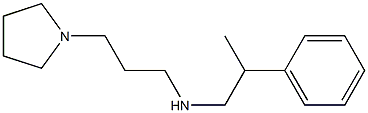 (2-phenylpropyl)[3-(pyrrolidin-1-yl)propyl]amine Struktur