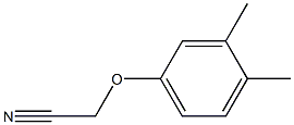 (3,4-dimethylphenoxy)acetonitrile Struktur