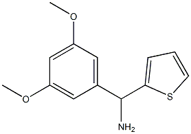 (3,5-dimethoxyphenyl)(thiophen-2-yl)methanamine Struktur