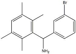 (3-bromophenyl)(2,3,5,6-tetramethylphenyl)methanamine Struktur