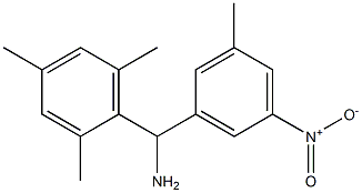 (3-methyl-5-nitrophenyl)(2,4,6-trimethylphenyl)methanamine Struktur