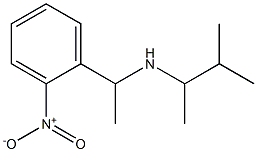 (3-methylbutan-2-yl)[1-(2-nitrophenyl)ethyl]amine Struktur