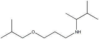 (3-methylbutan-2-yl)[3-(2-methylpropoxy)propyl]amine Struktur