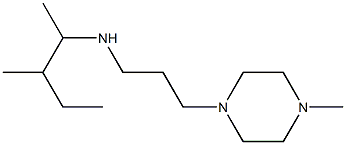 (3-methylpentan-2-yl)[3-(4-methylpiperazin-1-yl)propyl]amine Struktur