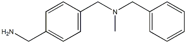 (4-{[benzyl(methyl)amino]methyl}phenyl)methanamine Struktur