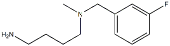 (4-aminobutyl)[(3-fluorophenyl)methyl]methylamine Struktur