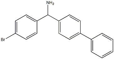 (4-bromophenyl)(4-phenylphenyl)methanamine Struktur