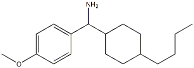 (4-butylcyclohexyl)(4-methoxyphenyl)methanamine Struktur