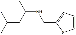 (4-methylpentan-2-yl)(thiophen-2-ylmethyl)amine Struktur