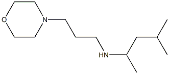 (4-methylpentan-2-yl)[3-(morpholin-4-yl)propyl]amine Struktur