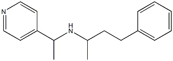 (4-phenylbutan-2-yl)[1-(pyridin-4-yl)ethyl]amine Struktur