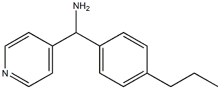 (4-propylphenyl)(pyridin-4-yl)methanamine Struktur