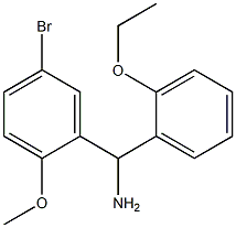 (5-bromo-2-methoxyphenyl)(2-ethoxyphenyl)methanamine Struktur