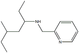 (5-methylheptan-3-yl)(pyridin-2-ylmethyl)amine Struktur