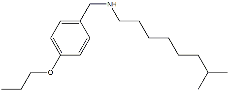 (7-methyloctyl)[(4-propoxyphenyl)methyl]amine Struktur