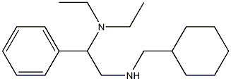 (cyclohexylmethyl)[2-(diethylamino)-2-phenylethyl]amine Struktur