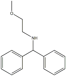 (diphenylmethyl)(2-methoxyethyl)amine Struktur