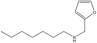 (furan-2-ylmethyl)(heptyl)amine Struktur