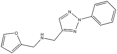 (furan-2-ylmethyl)[(2-phenyl-2H-1,2,3-triazol-4-yl)methyl]amine Struktur