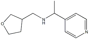 (oxolan-3-ylmethyl)[1-(pyridin-4-yl)ethyl]amine Struktur