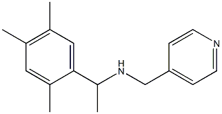 (pyridin-4-ylmethyl)[1-(2,4,5-trimethylphenyl)ethyl]amine Struktur