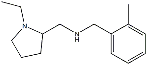 [(1-ethylpyrrolidin-2-yl)methyl][(2-methylphenyl)methyl]amine Struktur