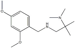 [(2,4-dimethoxyphenyl)methyl][2-(dimethylamino)-2-methylpropyl]amine Struktur