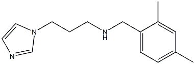 [(2,4-dimethylphenyl)methyl][3-(1H-imidazol-1-yl)propyl]amine Struktur